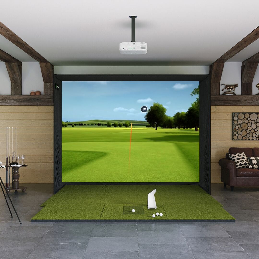 Shop Indoor Golf Garmin Approach R50 SIG10 Golf Simulator Package