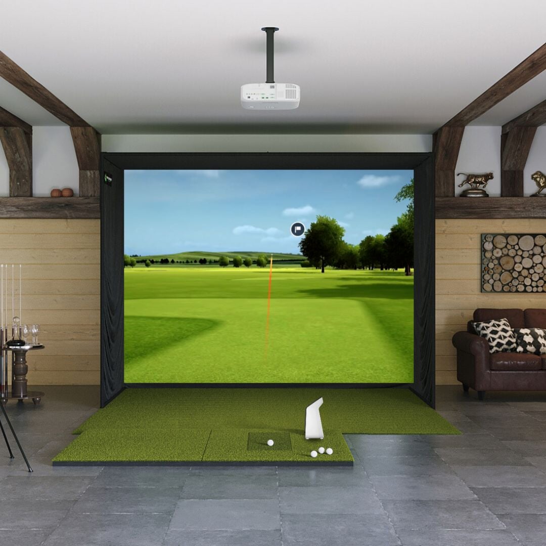 Shop Indoor Golf Garmin Approach R50 SIG10 Golf Simulator Package