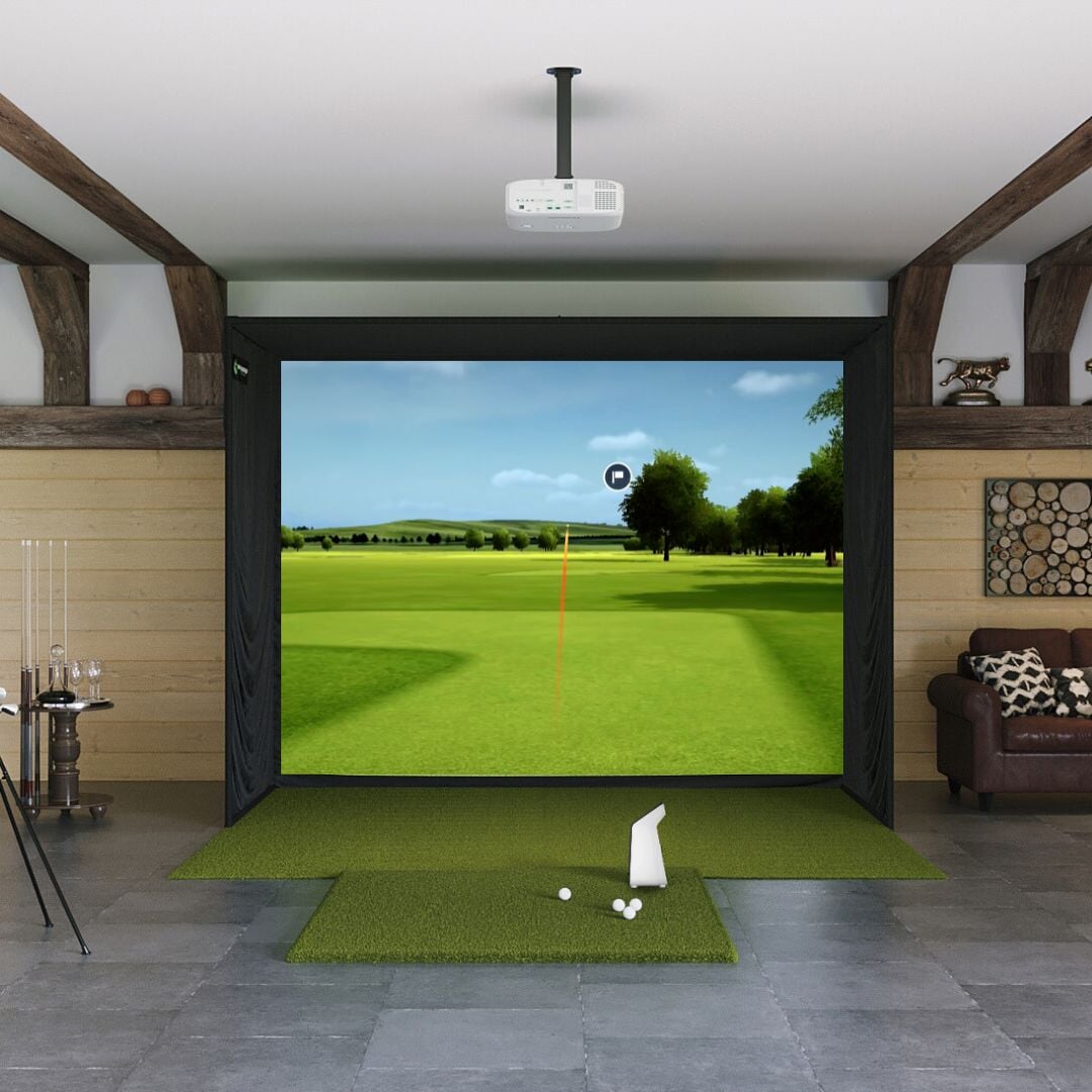 Shop Indoor Golf Garmin Approach R50 SIG10 Golf Simulator Package