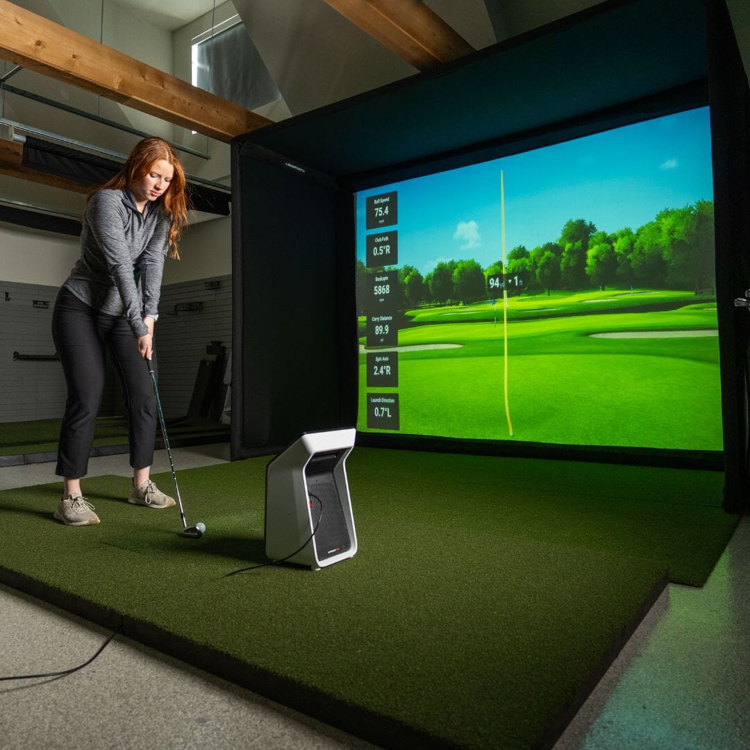 Shop Indoor Golf Garmin Approach R50 SIG10 Golf Simulator Package