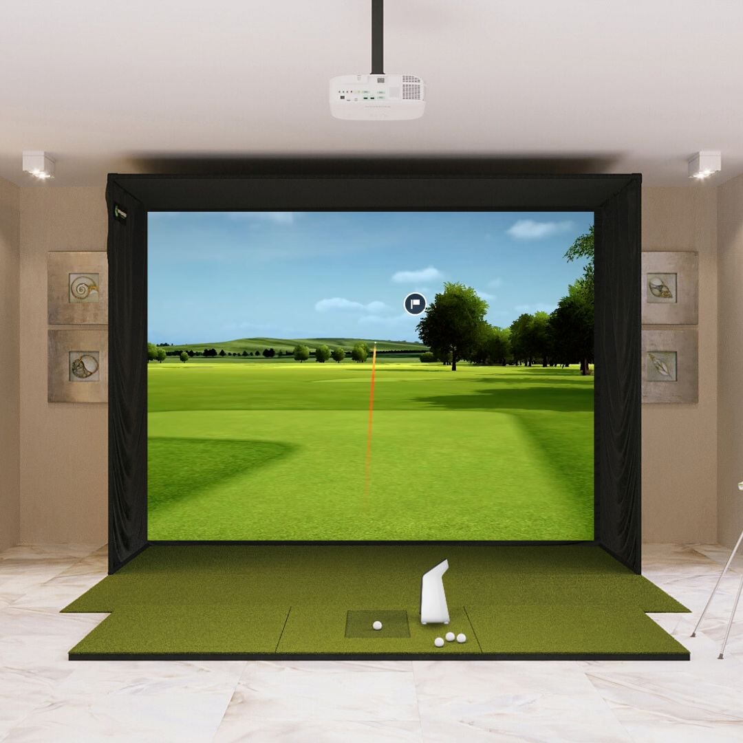 Shop Indoor Golf Garmin Approach R50 SIG12 Golf Simulator Package