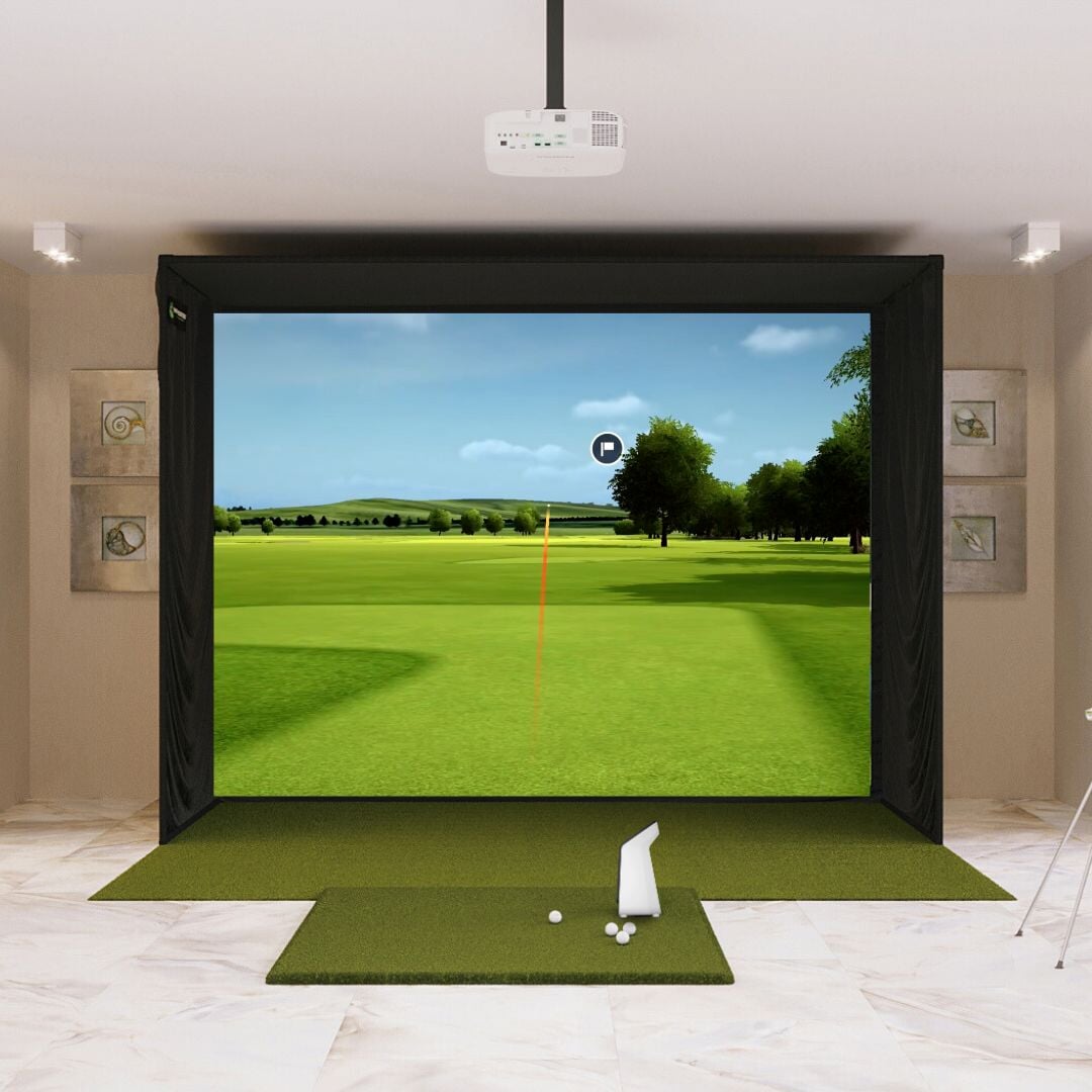 Shop Indoor Golf Garmin Approach R50 SIG12 Golf Simulator Package