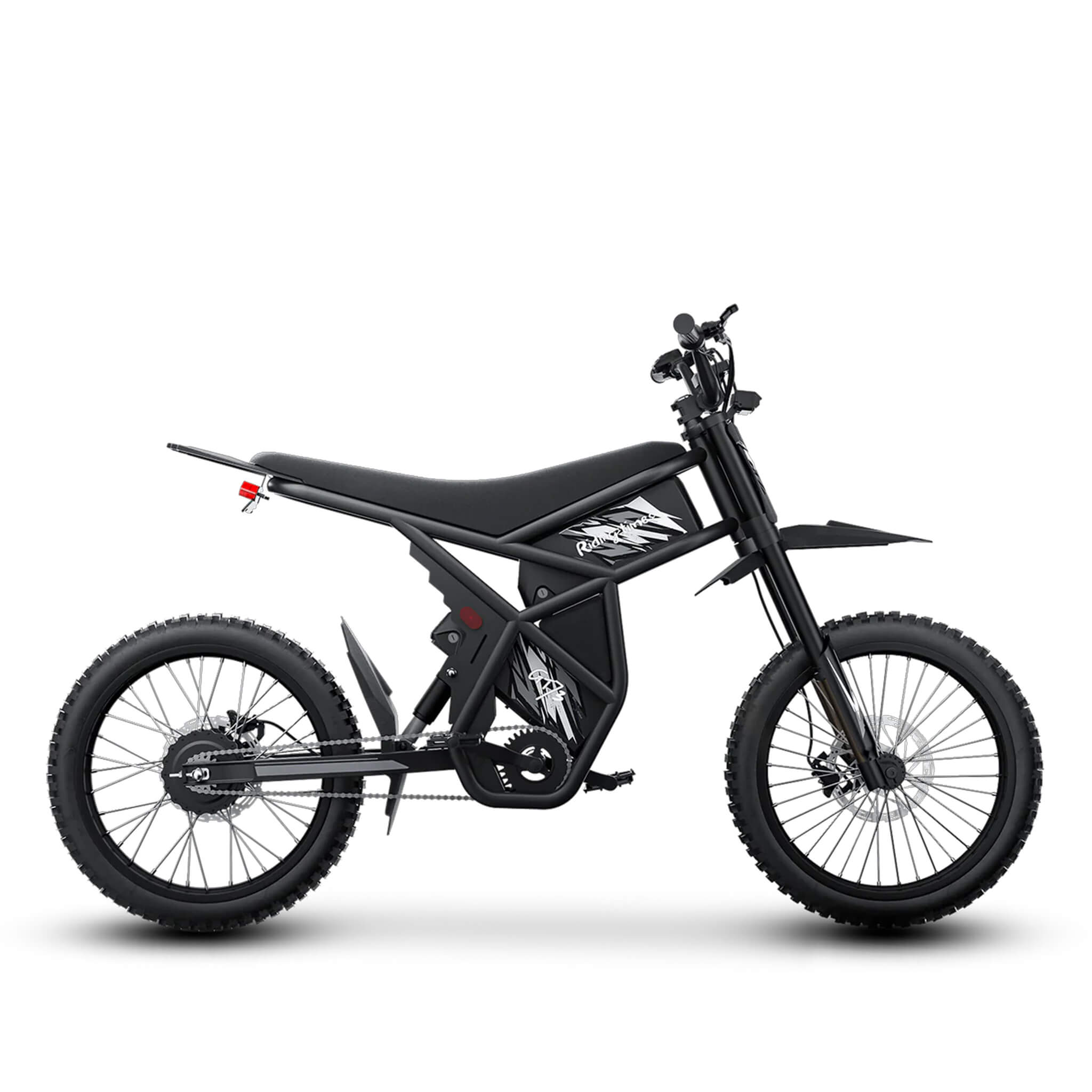 Riding Times GT73 48V 18Ah High Performance Dual Suspension Electric Motorbike (SAK43619) Saksby - Right Side View