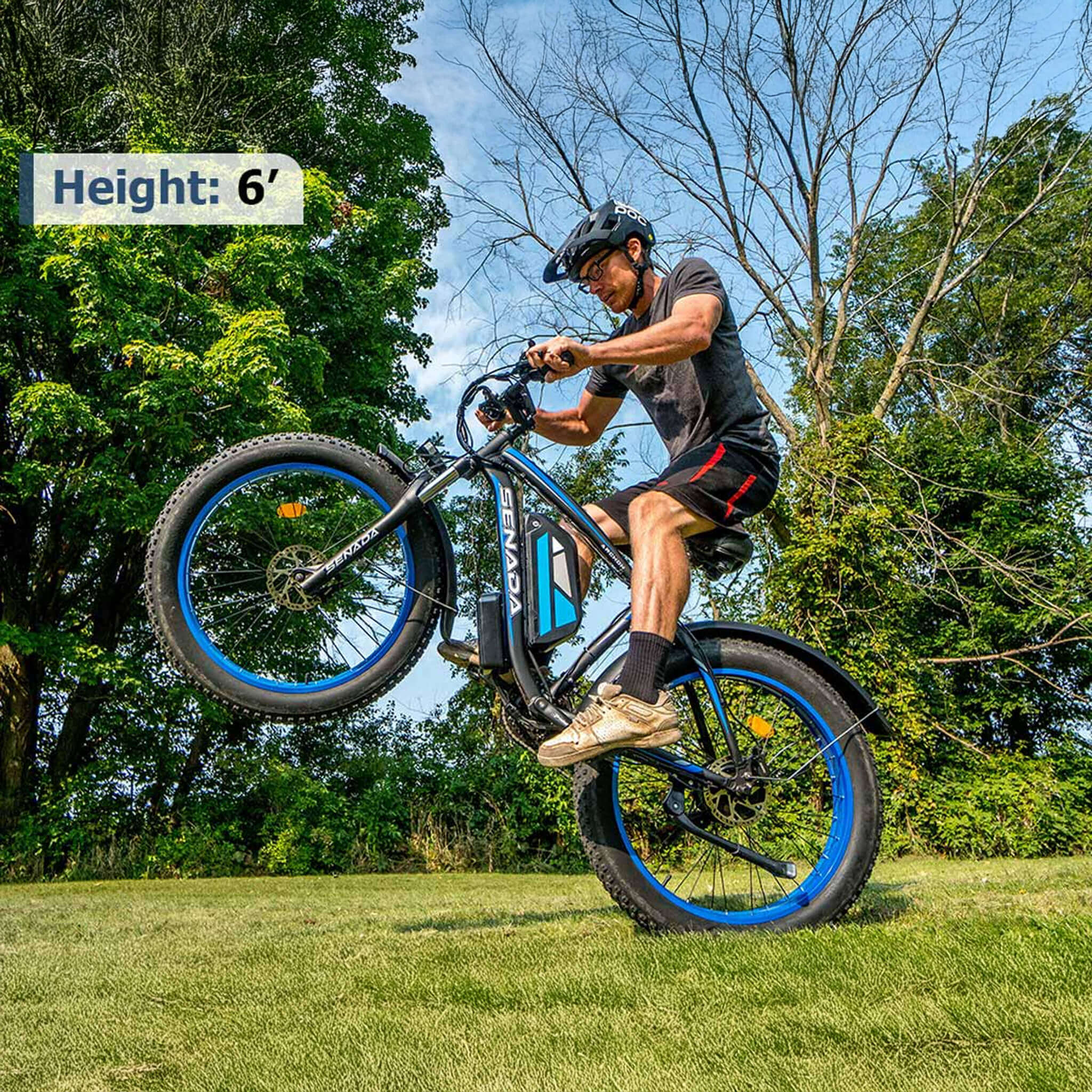 Senada Archon Plus 48V/20AH 1000W Electric All-Terrain Bike, 330LBS (SAK81953)