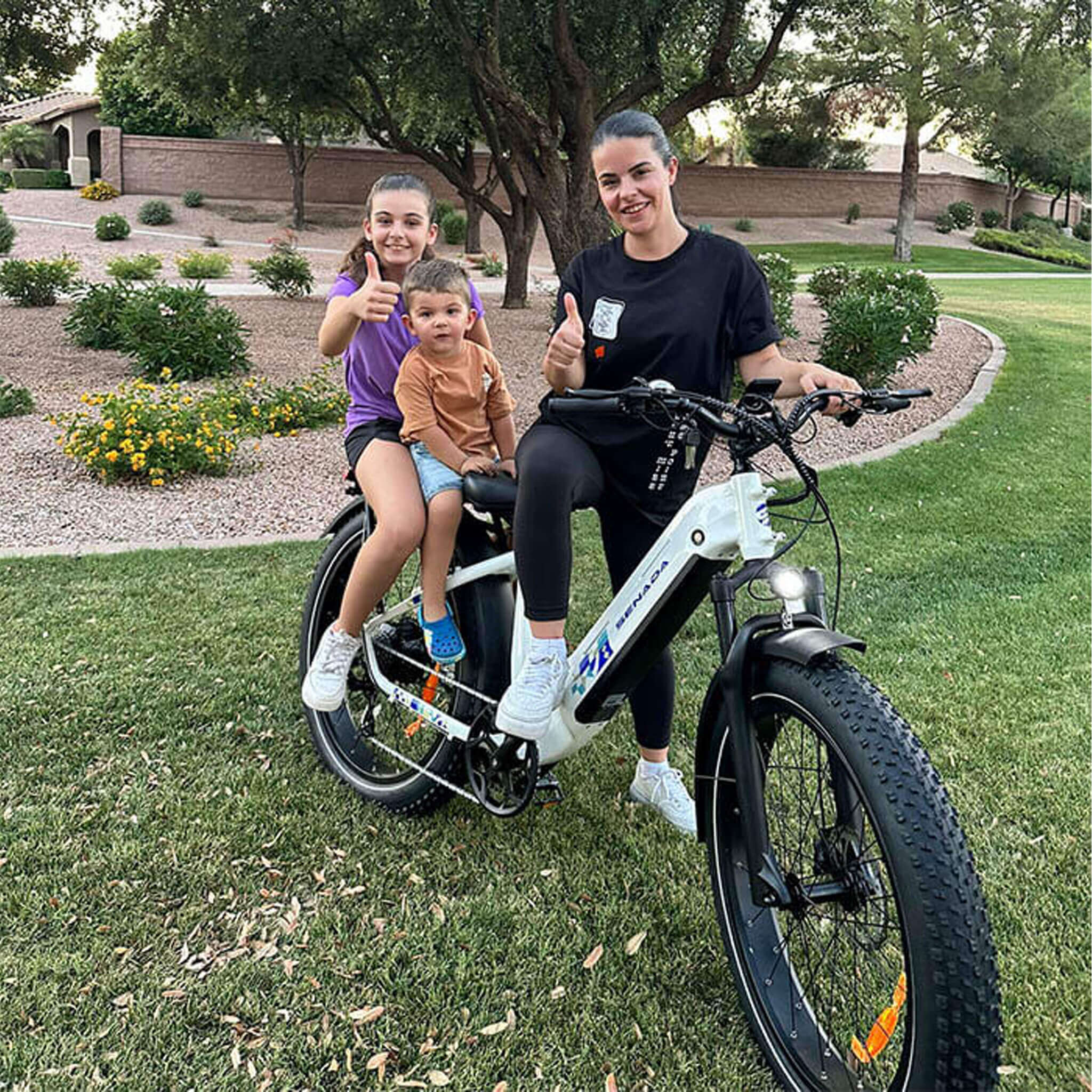 Senada Mayor 48V/20AH 750W Premium Electric All-Terrain Fat Tire Bike, 330LBS (SAK34816)