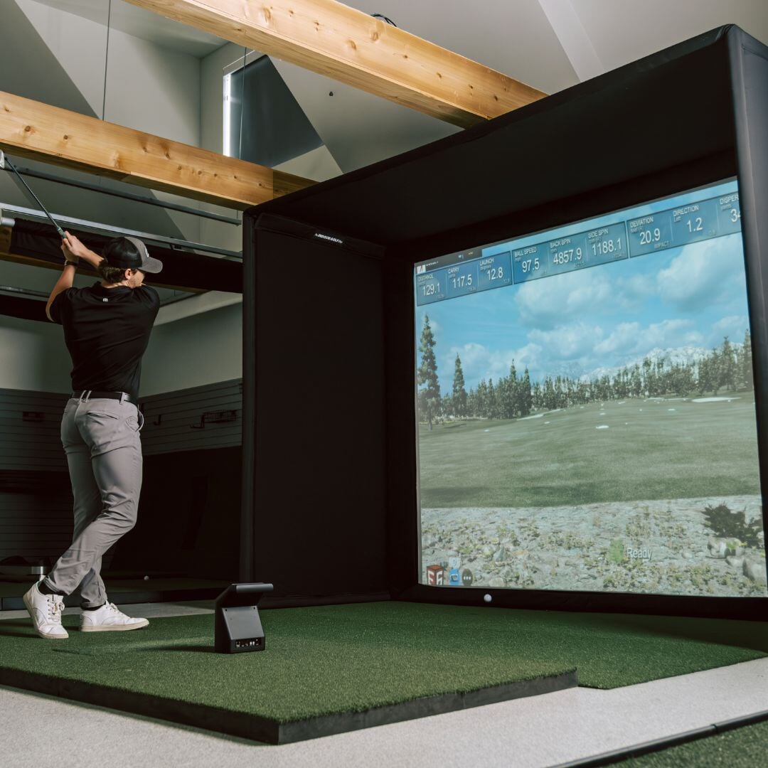 Shop Indoor Golf TruGolf Launch Box SIG12 Golf Simulator Package