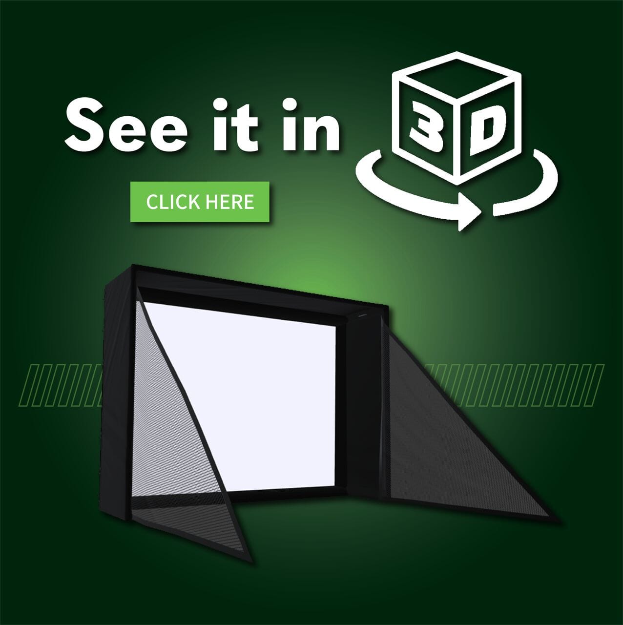 Shop Indoor Golf SIG12 Golf Simulator Enclosure