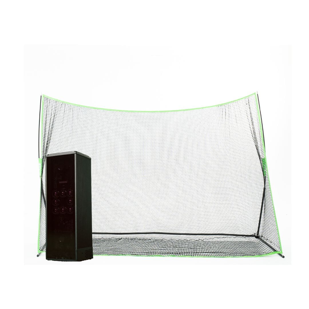 Shop Indoor Golf Square Golf Indoor Launch Monitor Net Practice Bundle