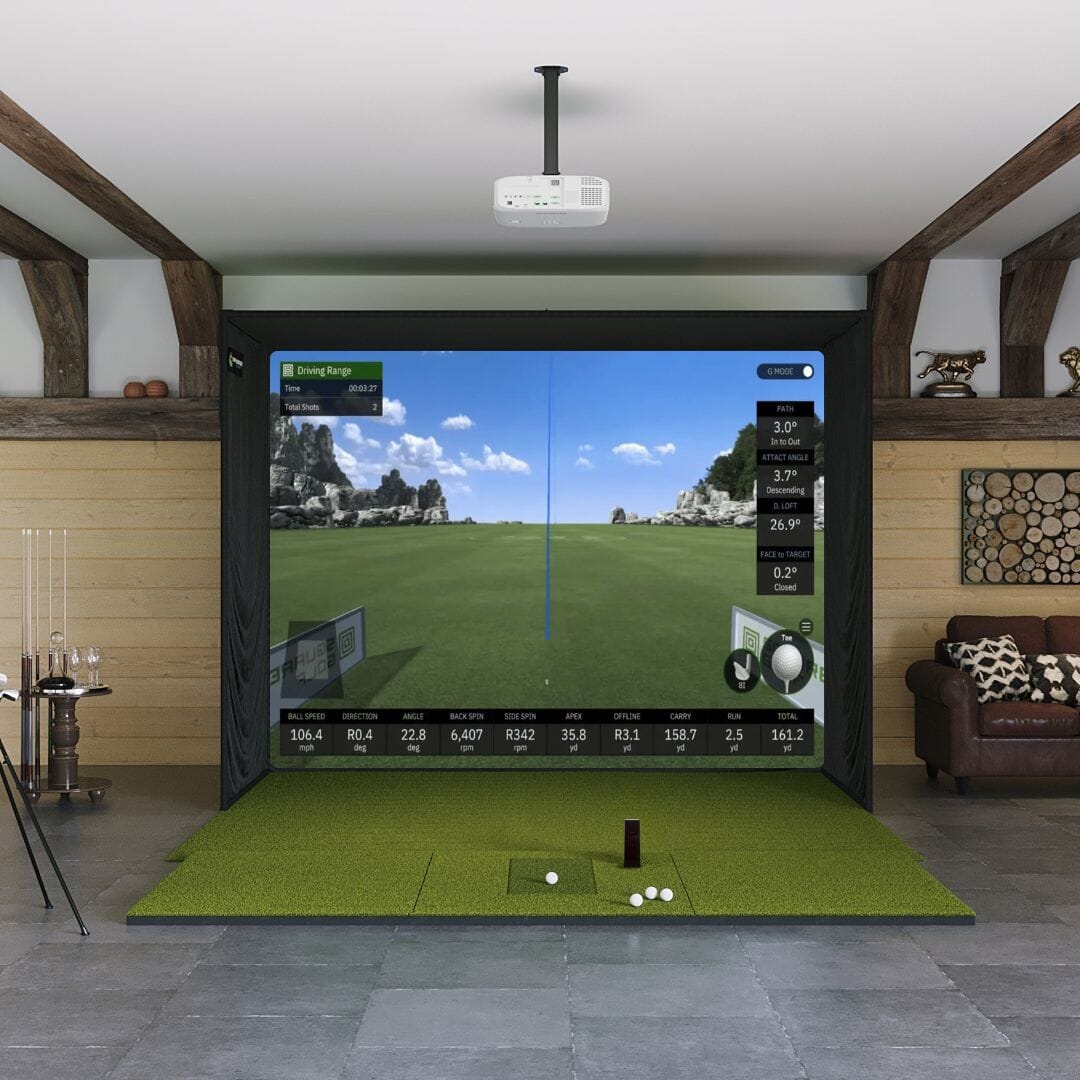 Shop Indoor Golf Square Golf SIG10 Golf Simulator Package