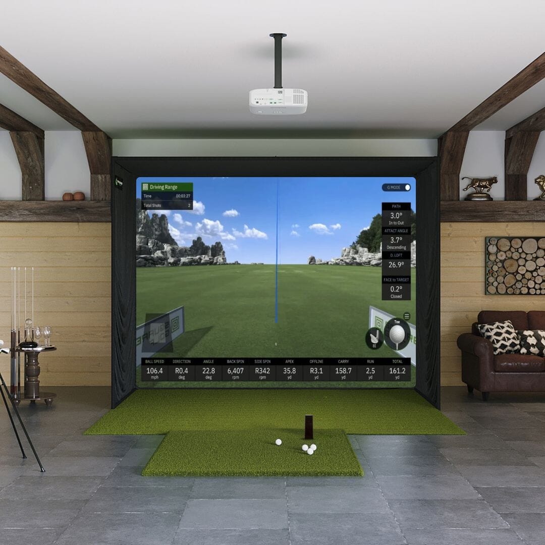Shop Indoor Golf Square Golf SIG10 Golf Simulator Package