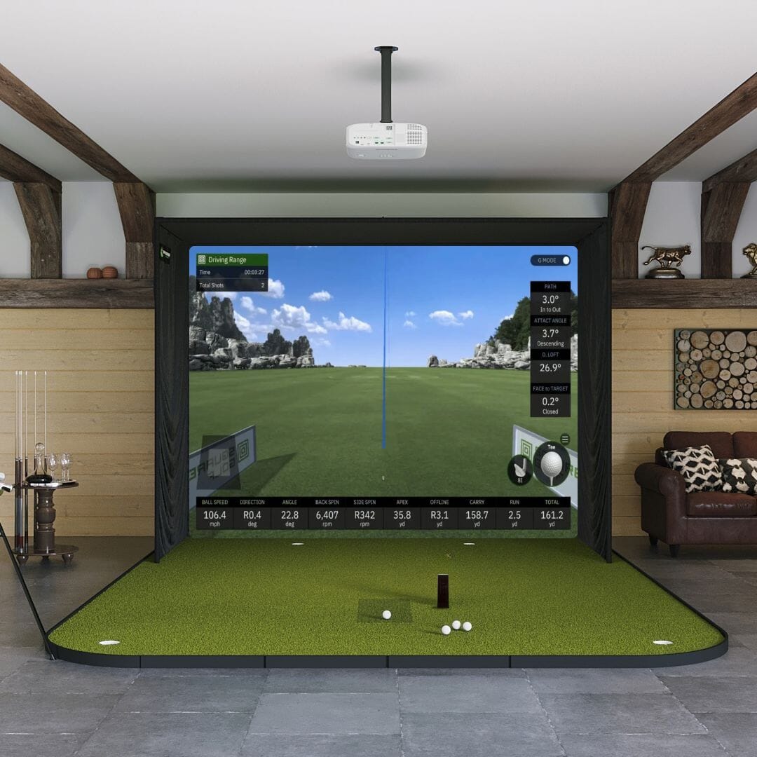Shop Indoor Golf Square Golf SIG10 Golf Simulator Package