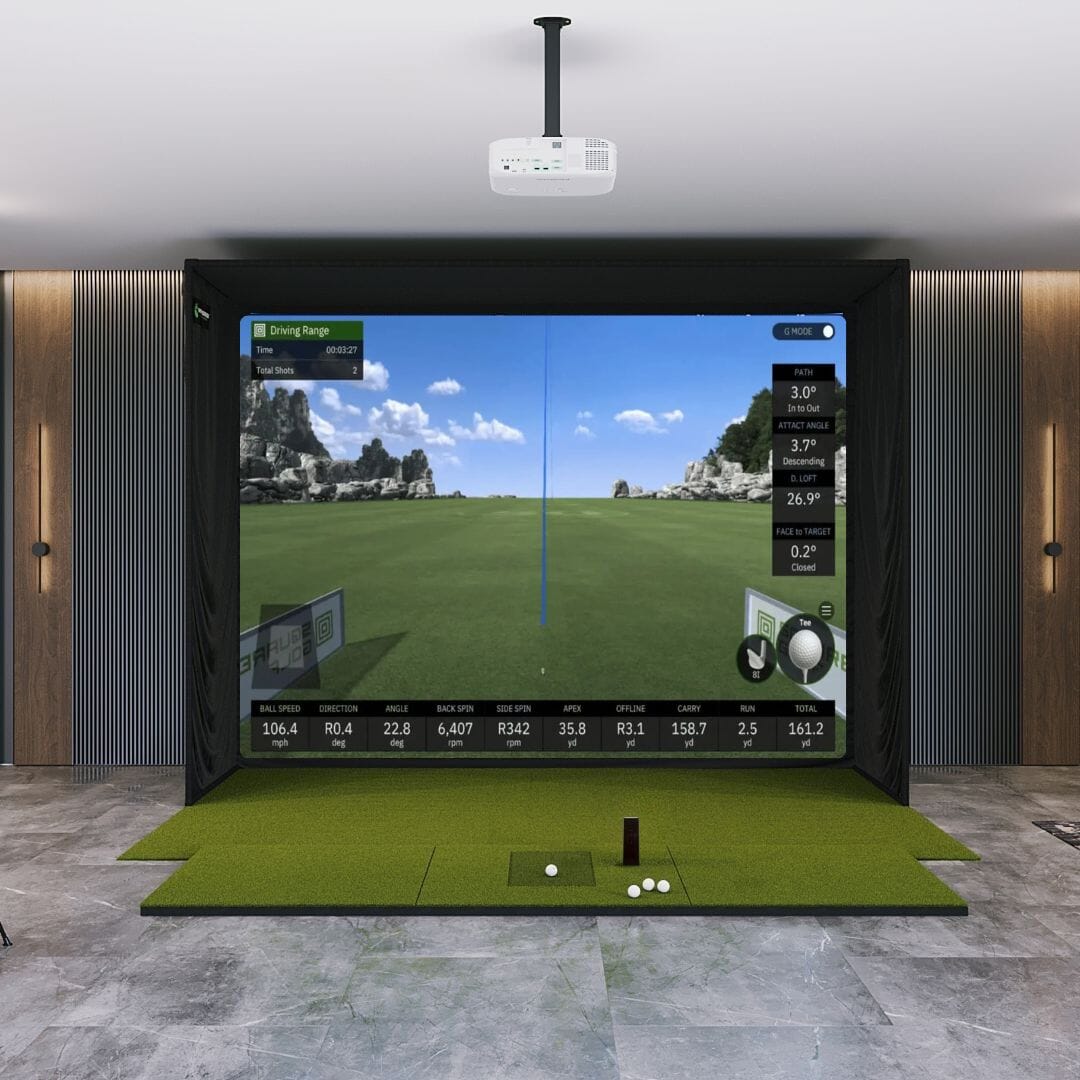 Shop Indoor Golf Square Golf SIG12 Golf Simulator Package