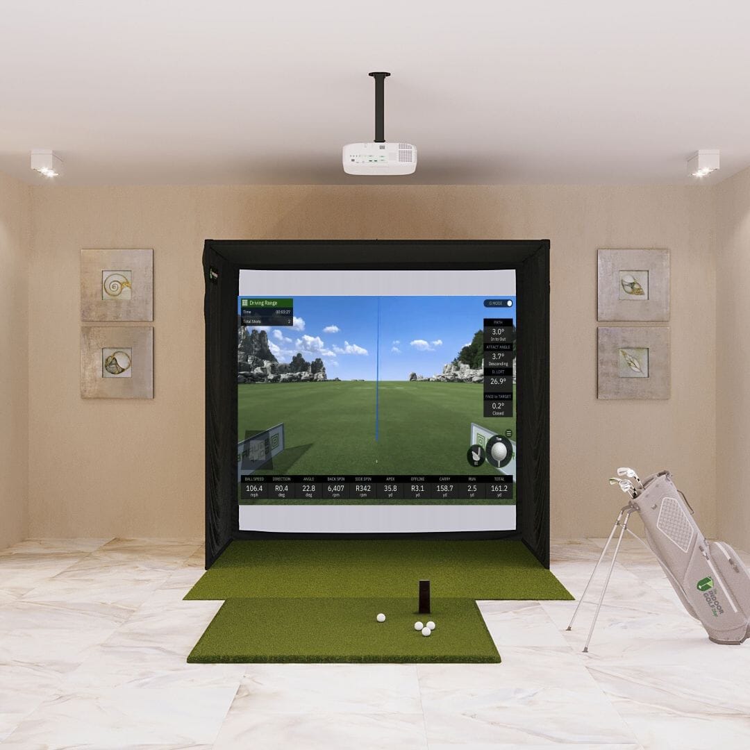 Shop Indoor Golf Square Golf SIG8 Golf Simulator Package