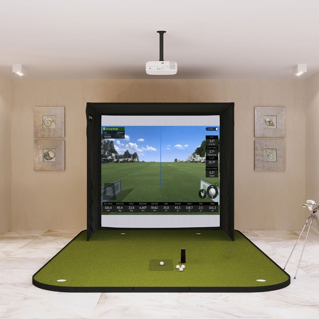 Shop Indoor Golf Square Golf SIG8 Golf Simulator Package