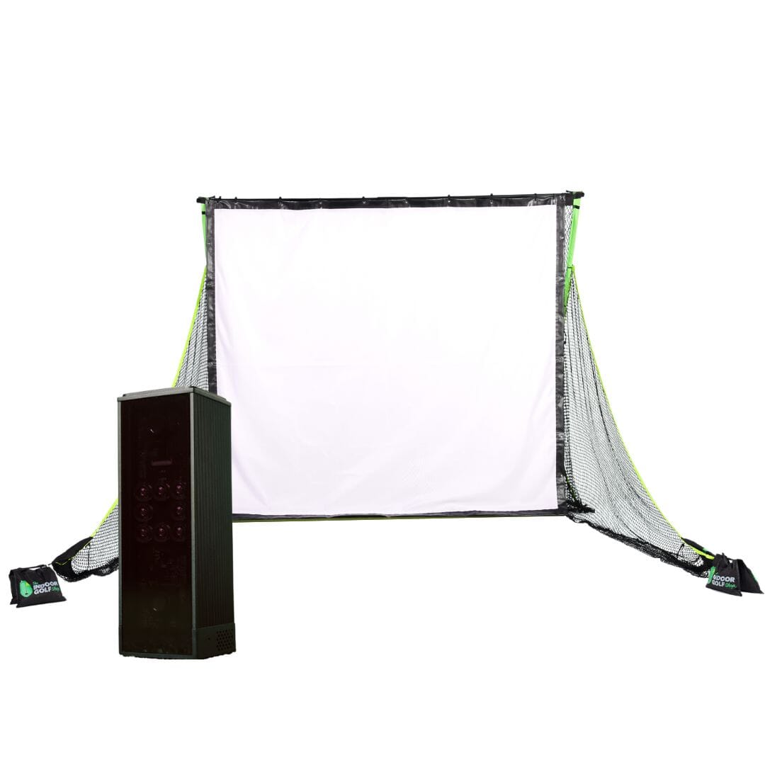 Shop Indoor Golf Square Golf Indoor Launch Monitor Net Practice Bundle