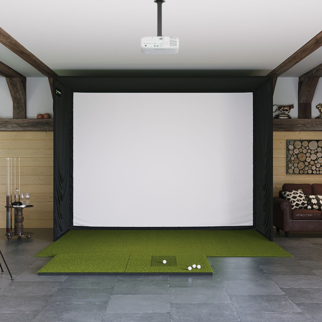 Shop Indoor Golf SIG12 Golf Simulator Studio - Complete Package