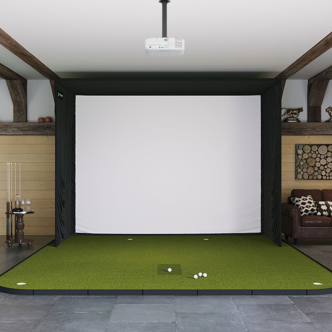 Shop Indoor Golf SIG12 Golf Simulator Studio - Complete Package