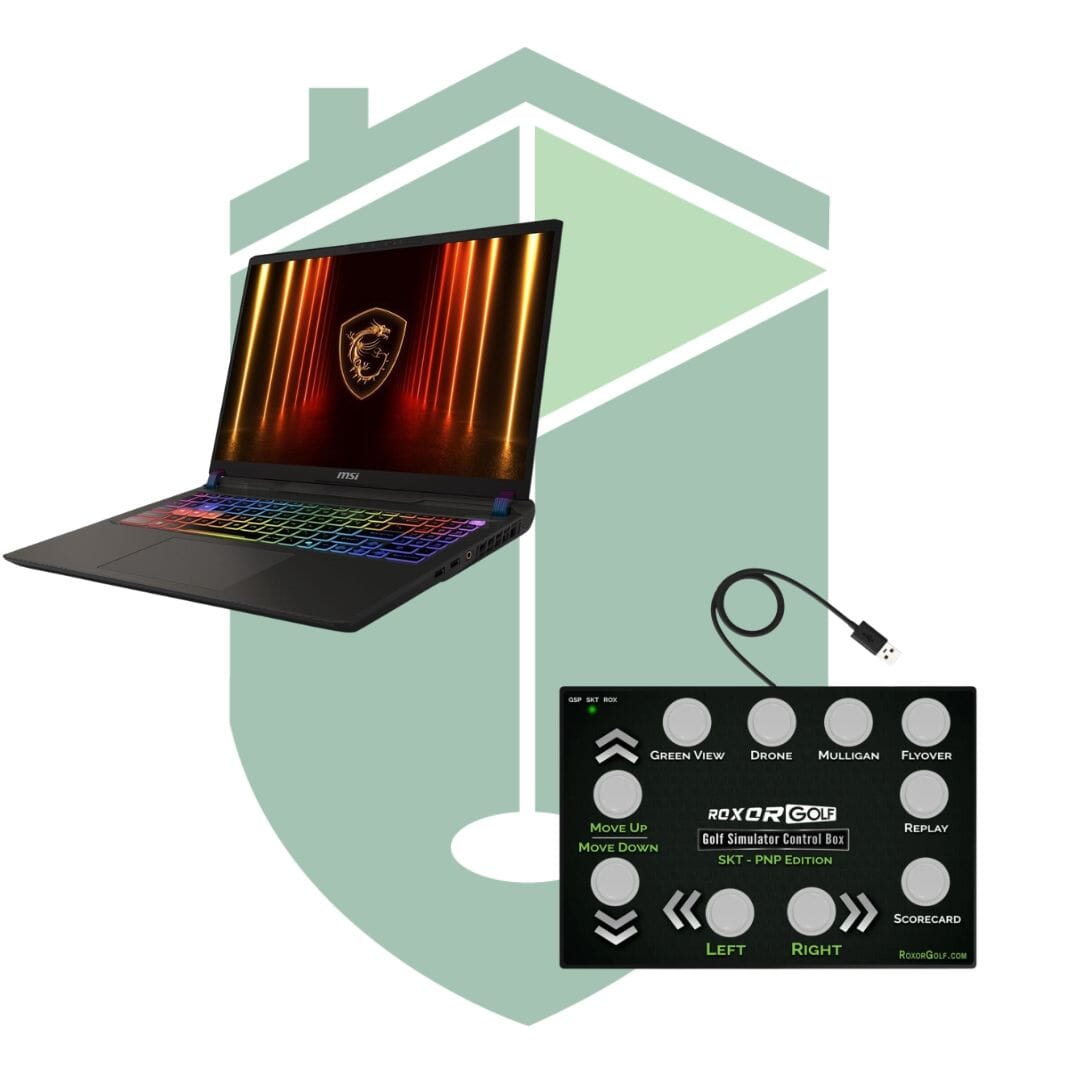 Shop Indoor Golf Golf Simulator Tech Bundle with Gaming PC