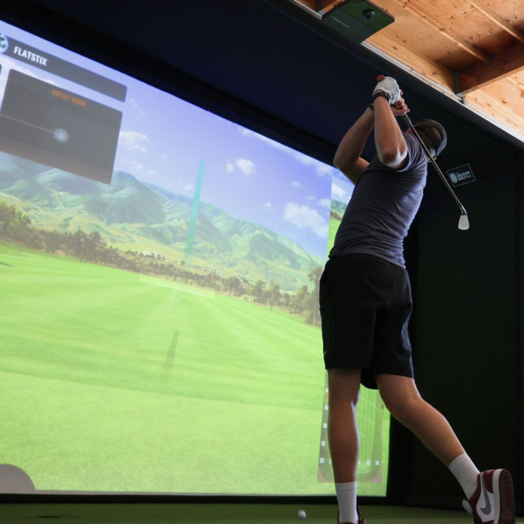 Shop Indoor Golf Trackman iO Commercial Golf Simulator Package