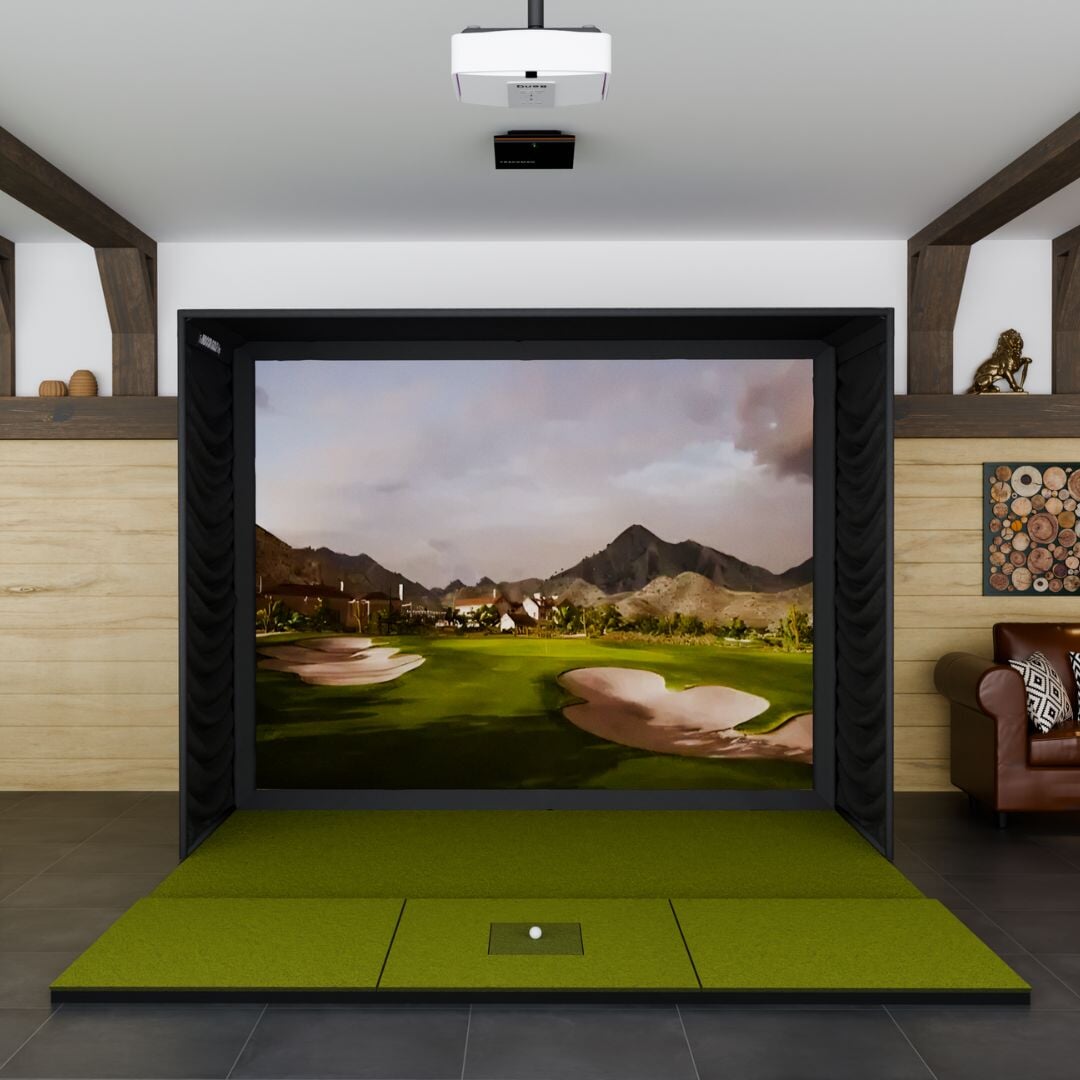 Shop Indoor Golf Trackman iO SIG10 Golf Simulator Package