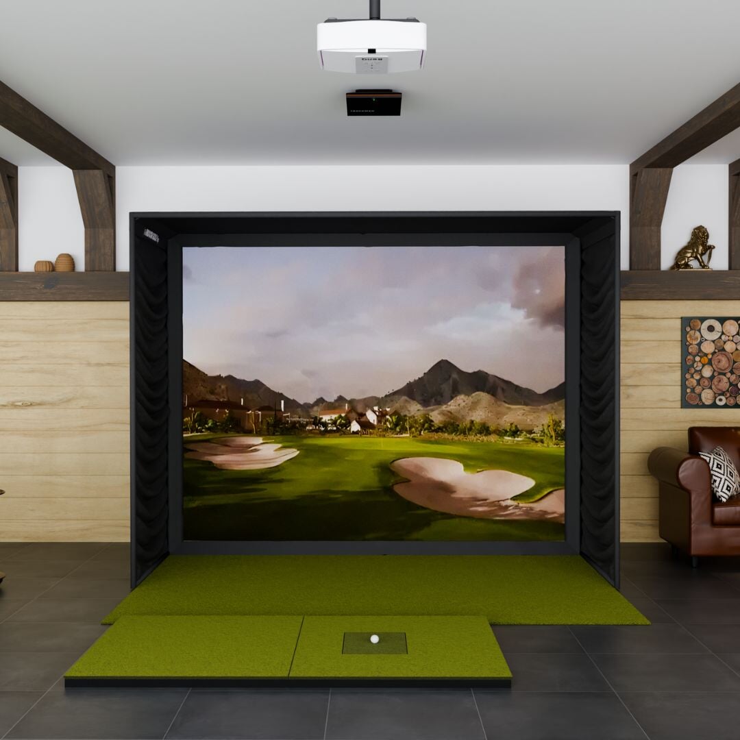 Shop Indoor Golf Trackman iO SIG10 Golf Simulator Package