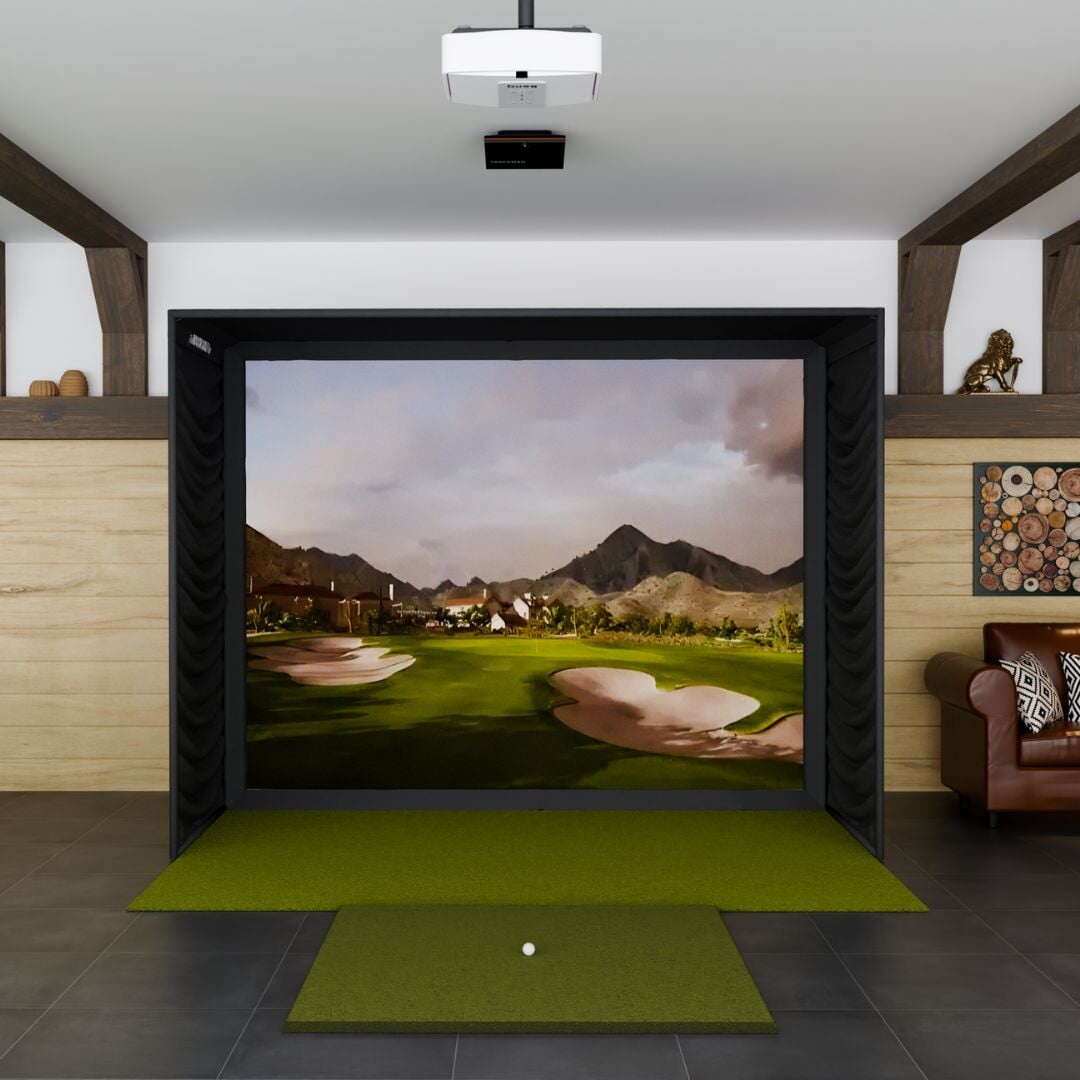 Shop Indoor Golf Trackman iO SIG10 Golf Simulator Package