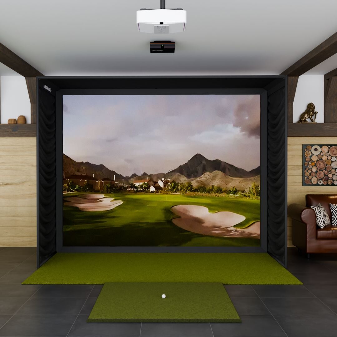 Shop Indoor Golf Trackman iO SIG12 Golf Simulator Package