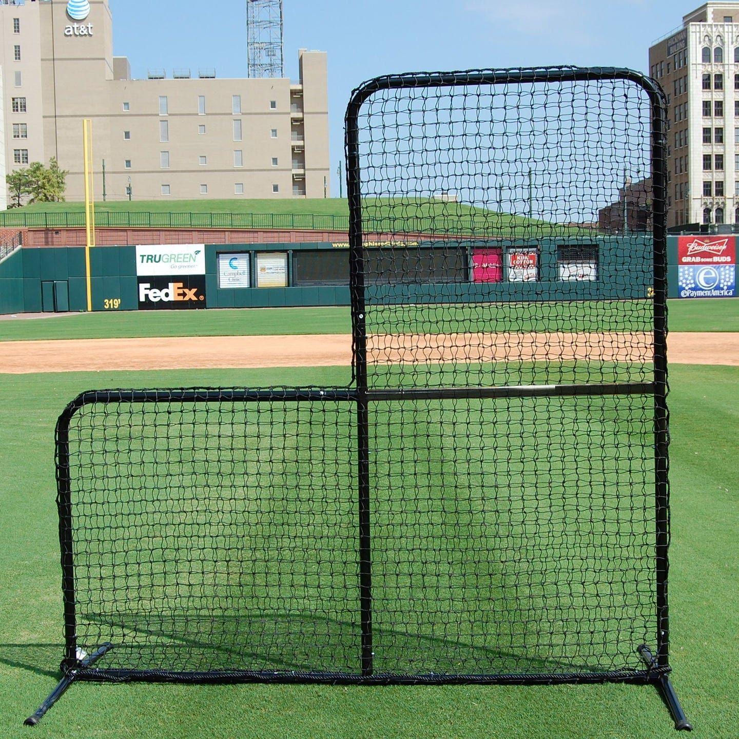 Trigon 7" x 7" ProCage Black Series Baseball L-Screen BSL77P