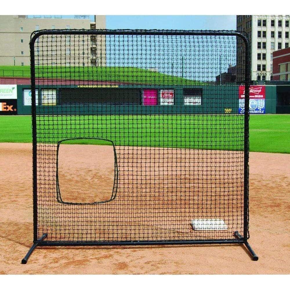 Trigon 7" x 7" ProCage €˜Black Series" Softball Pitching Screen BSL77SB