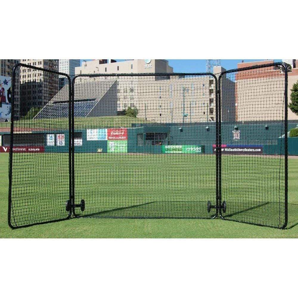 Trigon 8" x 16" ProCage Tri-Fold Protective Screen w/ Wheels BTRIFLD