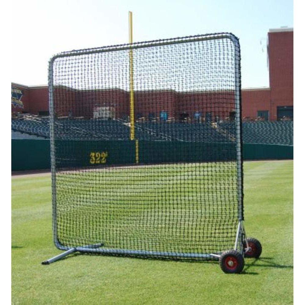 Trigon 8' x 8' ProCage €œOle 96er PRO Fungo Protective Screen w/ Wheels BFPRO96