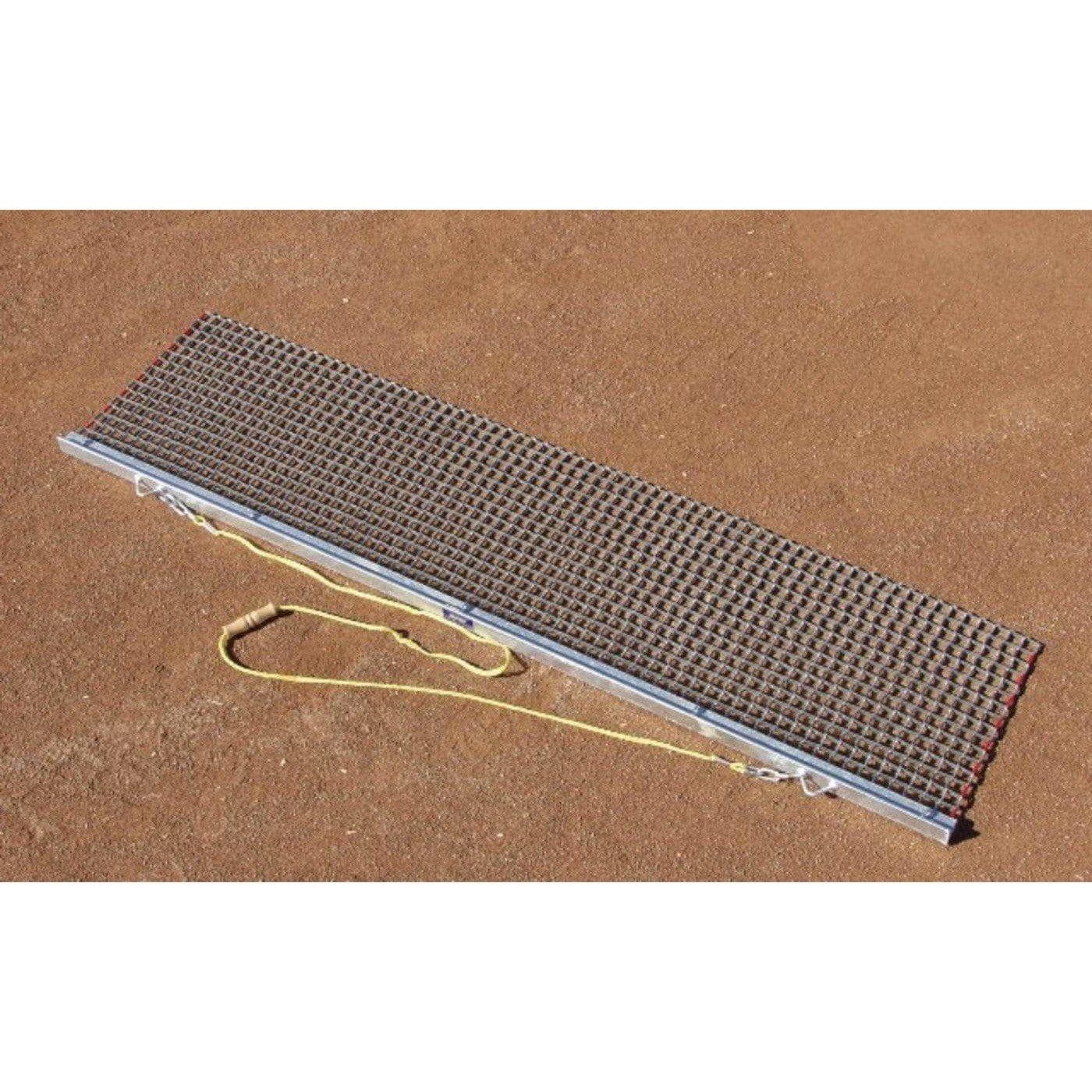 Trigon Sports 6"Wx18L Infield Rigid Drag Mat w/ Drag Bar BDMR618